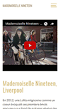Mobile Screenshot of mademoisellenineteen.com
